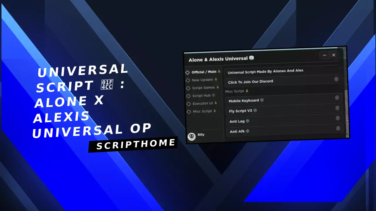 Universal Script 📌 : Alone X Alexis Universal OP thumbnail image