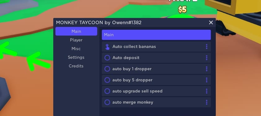 Monkey Tycoon: Auto Merge, Anti Afk, Auto Deposit thumbnail image