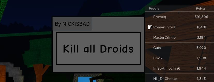 Randomly Generated Droids: Kills all droids thumbnail image