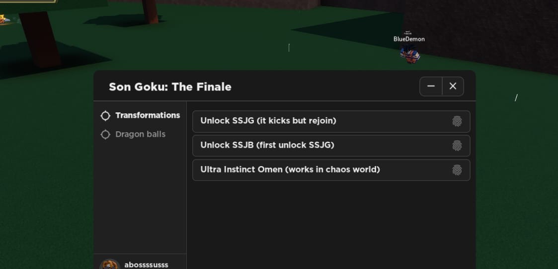 Son Goku: The Finale: Unlock SSG, Unlock SSB, Ultra Instinct Omen thumbnail image