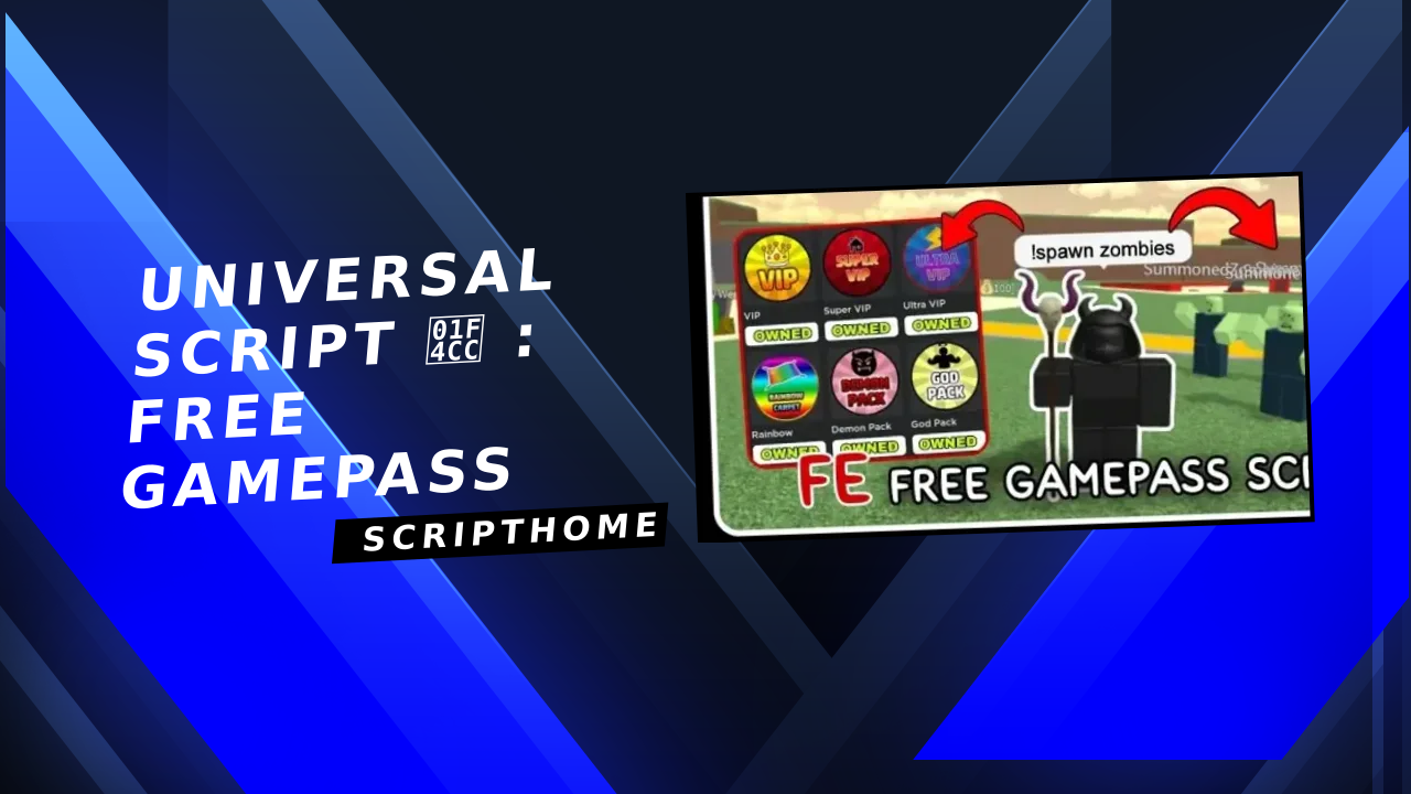 Universal Script 📌 : free gamepass thumbnail image