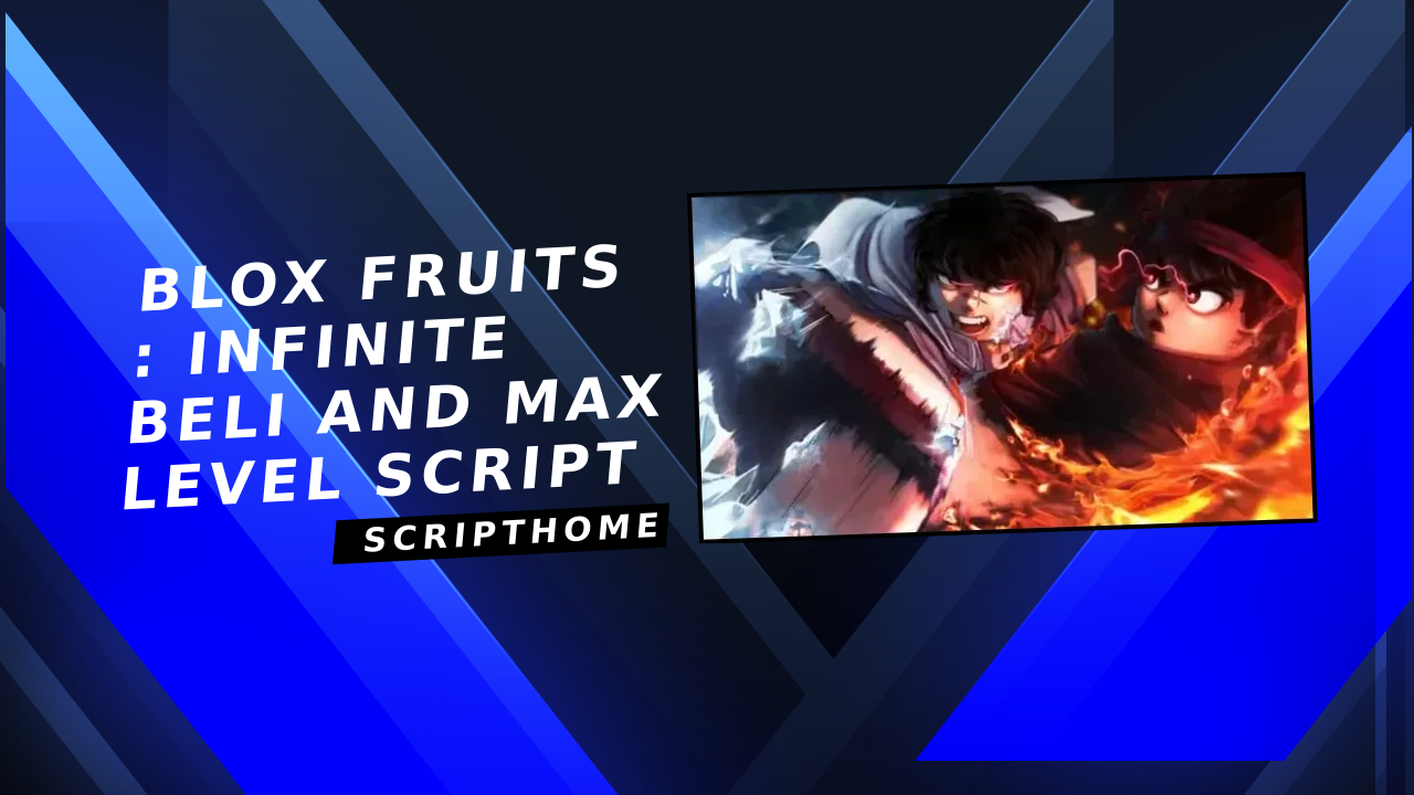 Blox Fruits : Infinite Beli and Max Level Script thumbnail image