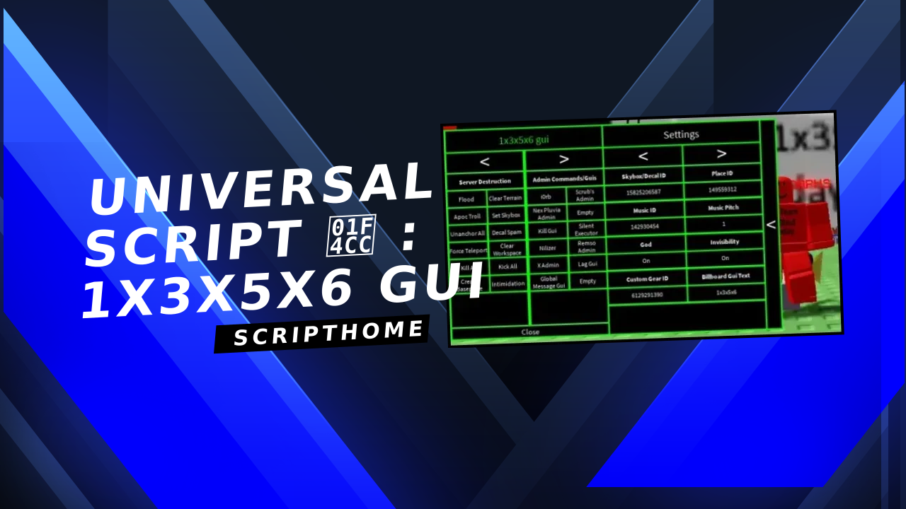 Universal Script 📌 : 1x3x5x6 gui thumbnail image