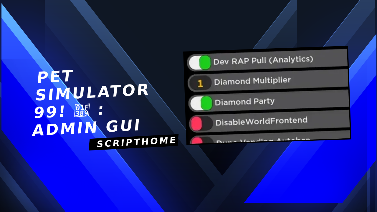 Pet Simulator 99! 🎉 : Admin GUI thumbnail image