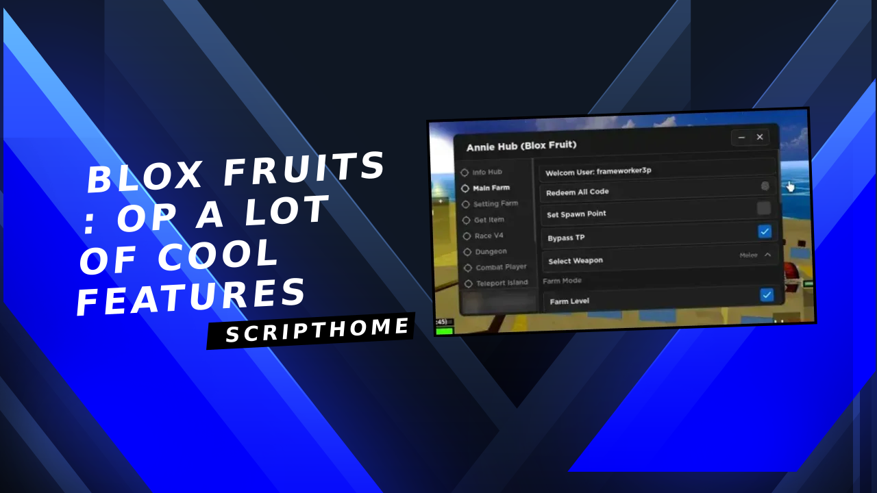 Blox Fruits : OP A lot of cool features thumbnail image