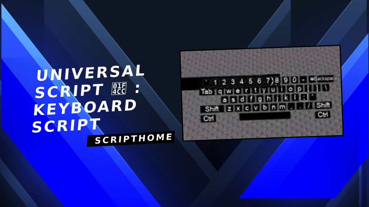 Universal Script 📌 : Keyboard script thumbnail image