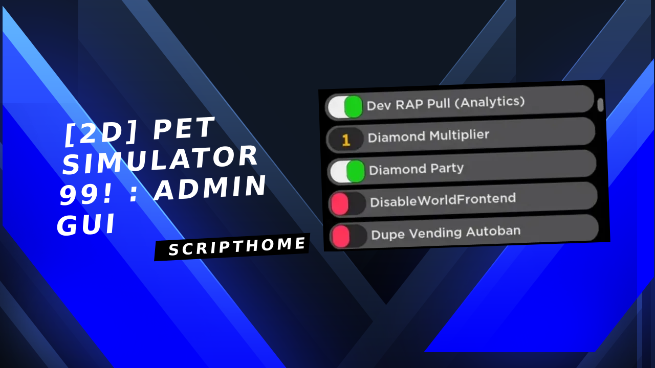 [2d] Pet Simulator 99! : Admin GUI thumbnail image