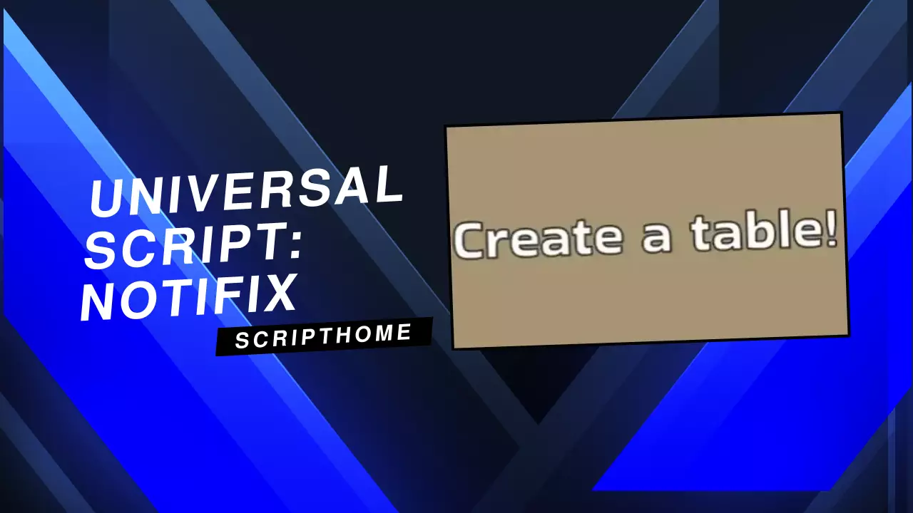 Universal Script: NotifIX thumbnail image
