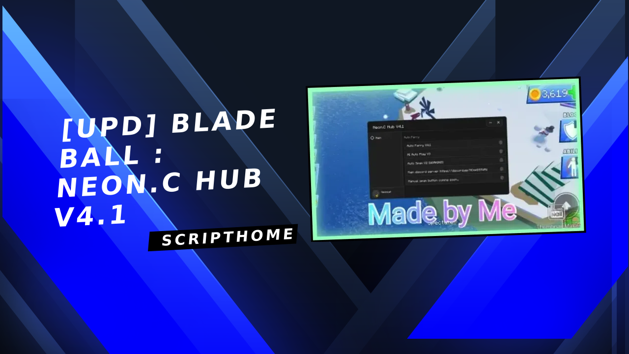  [UPD] Blade Ball : Neon.C Hub V4.1 thumbnail image